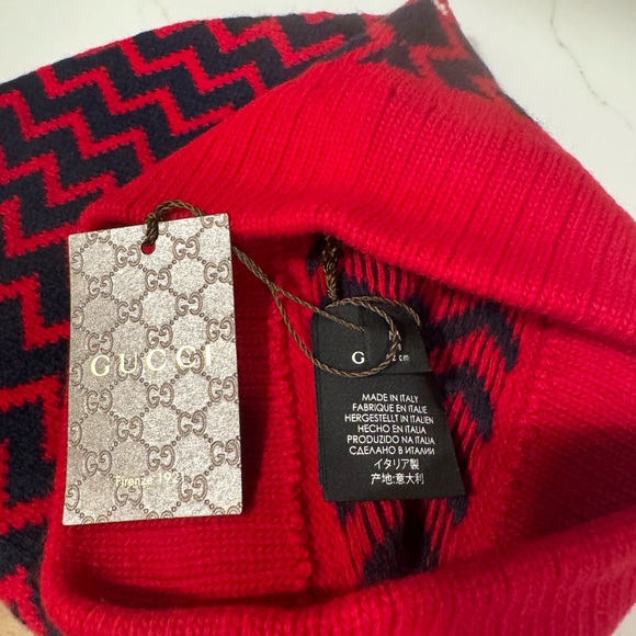 Gucci Wool Zig Zag Hat - Picture 3 of 5